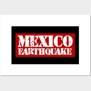 mexico earthquake Posters and Art